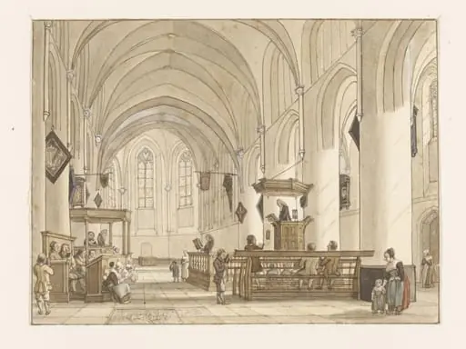 Interior of st-laurentiuskerk, Vierlingsbeek