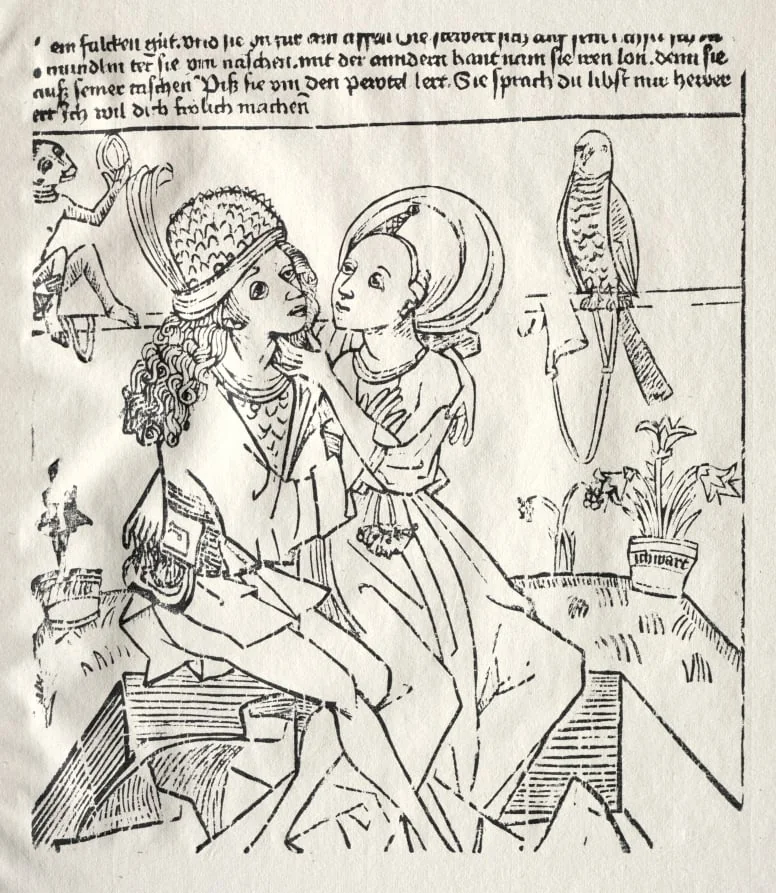 The Lovers, by Unknown, 1470