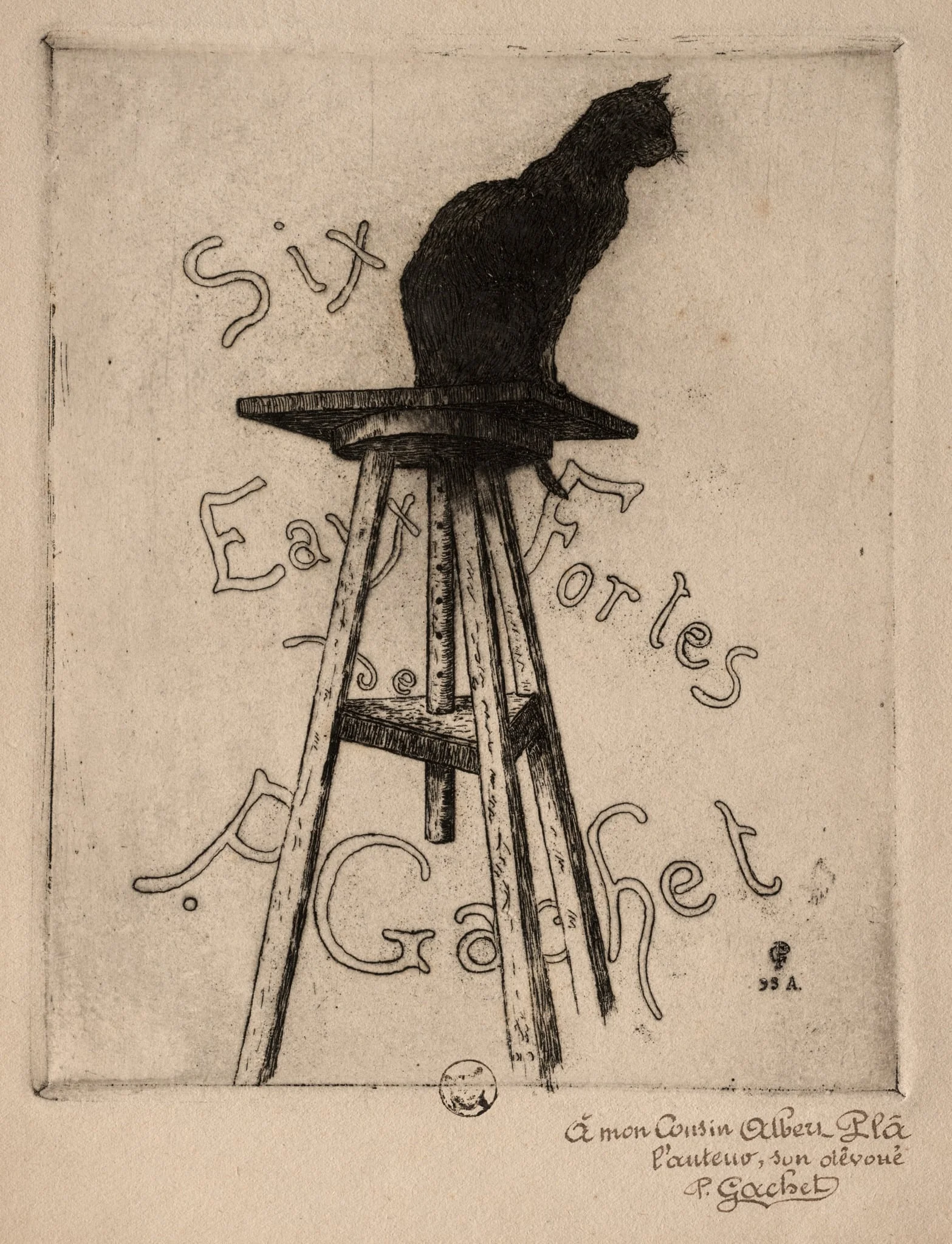 Six Etchings, by Paul Gachet, 1895