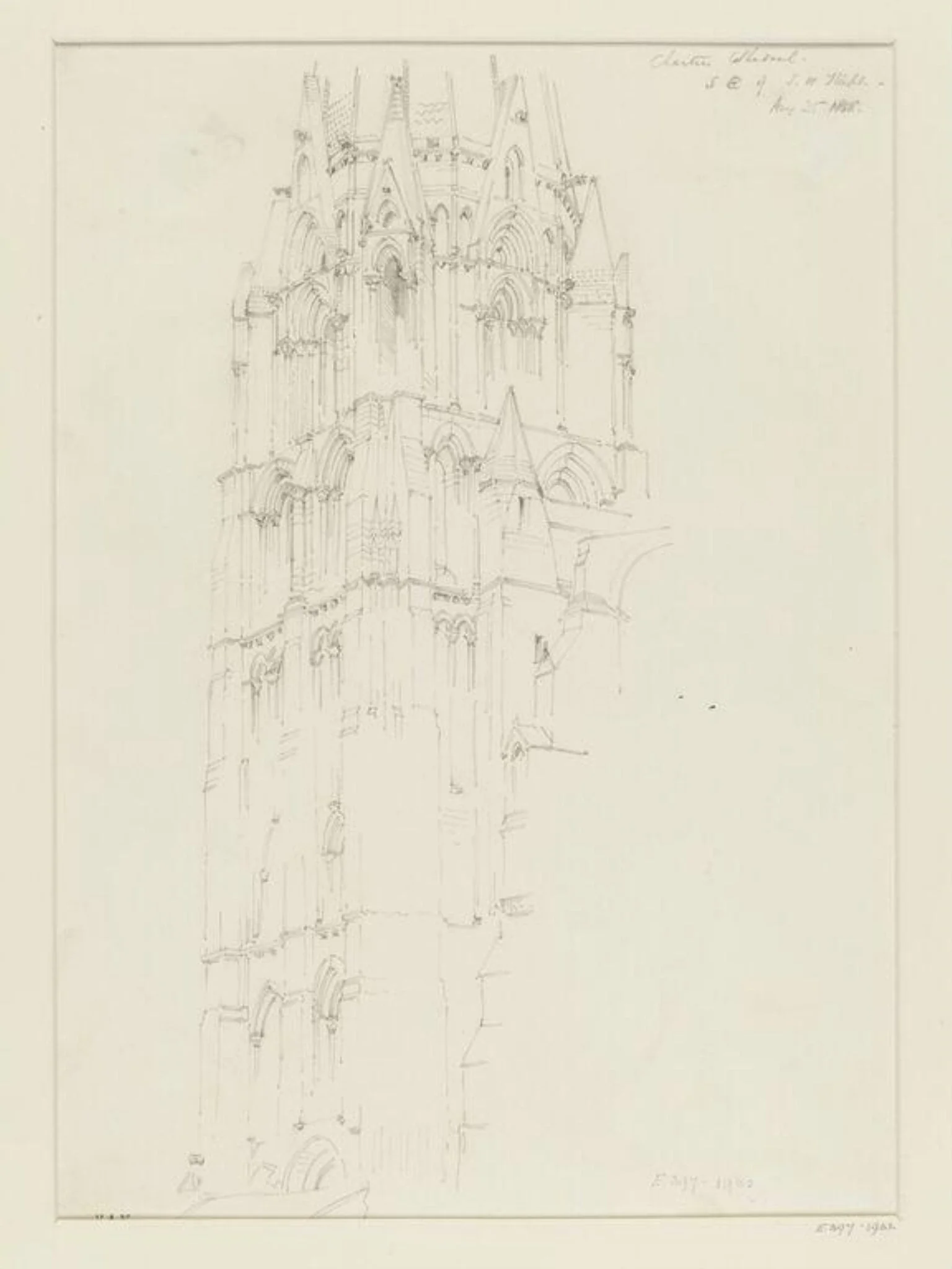 Chartres Cathedral, by Unknown, 16