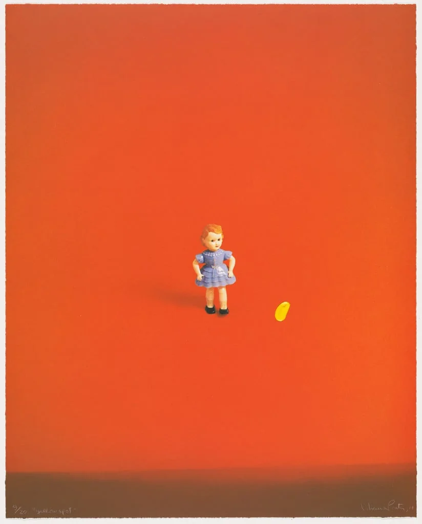 Untitled, by Liliana Porter, acrylic, 2001