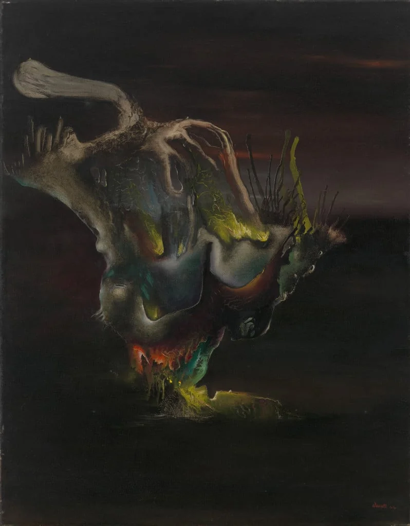 Untitled, by Enrico Donati, oil, 1944