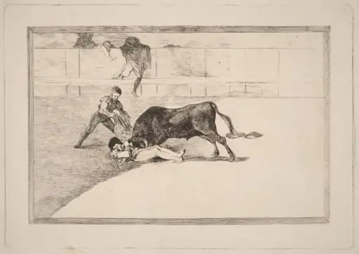 La desgraciada muerte de Pepe Illo en la plaza de Madrid (The Unlucky Death of Pepe Illo in the Ring at Madrid)