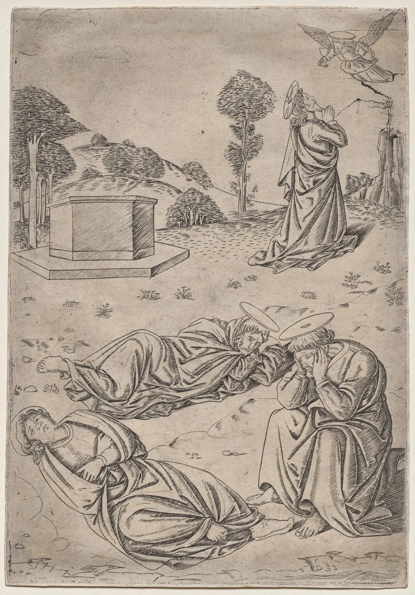Agony in the Garden, by Francesco Rosselli, 1495