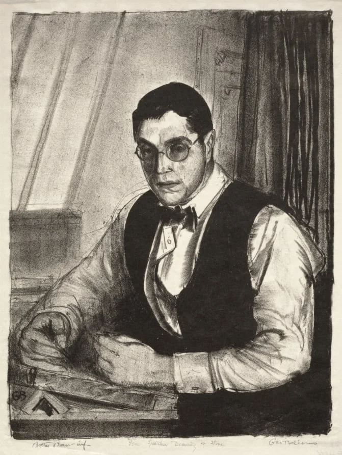Gene Speicher Drawing on a Stone