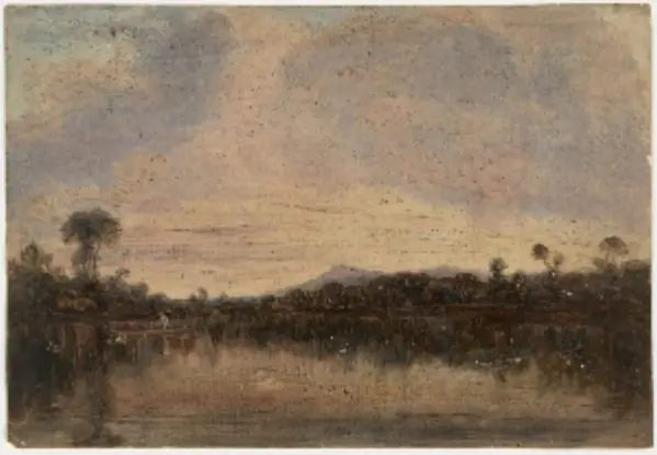 Boatmen on a Lake