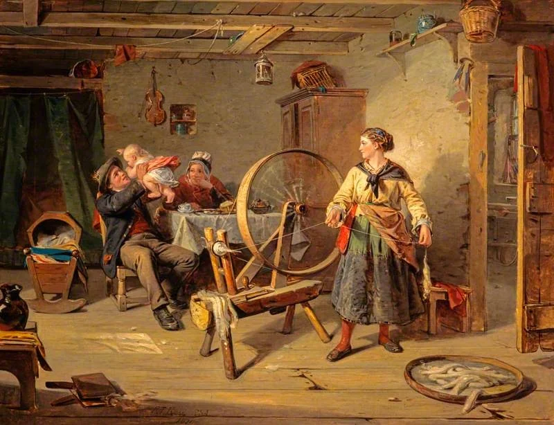 Sunshine, by Robert Thorburn Ross, oil, 1871