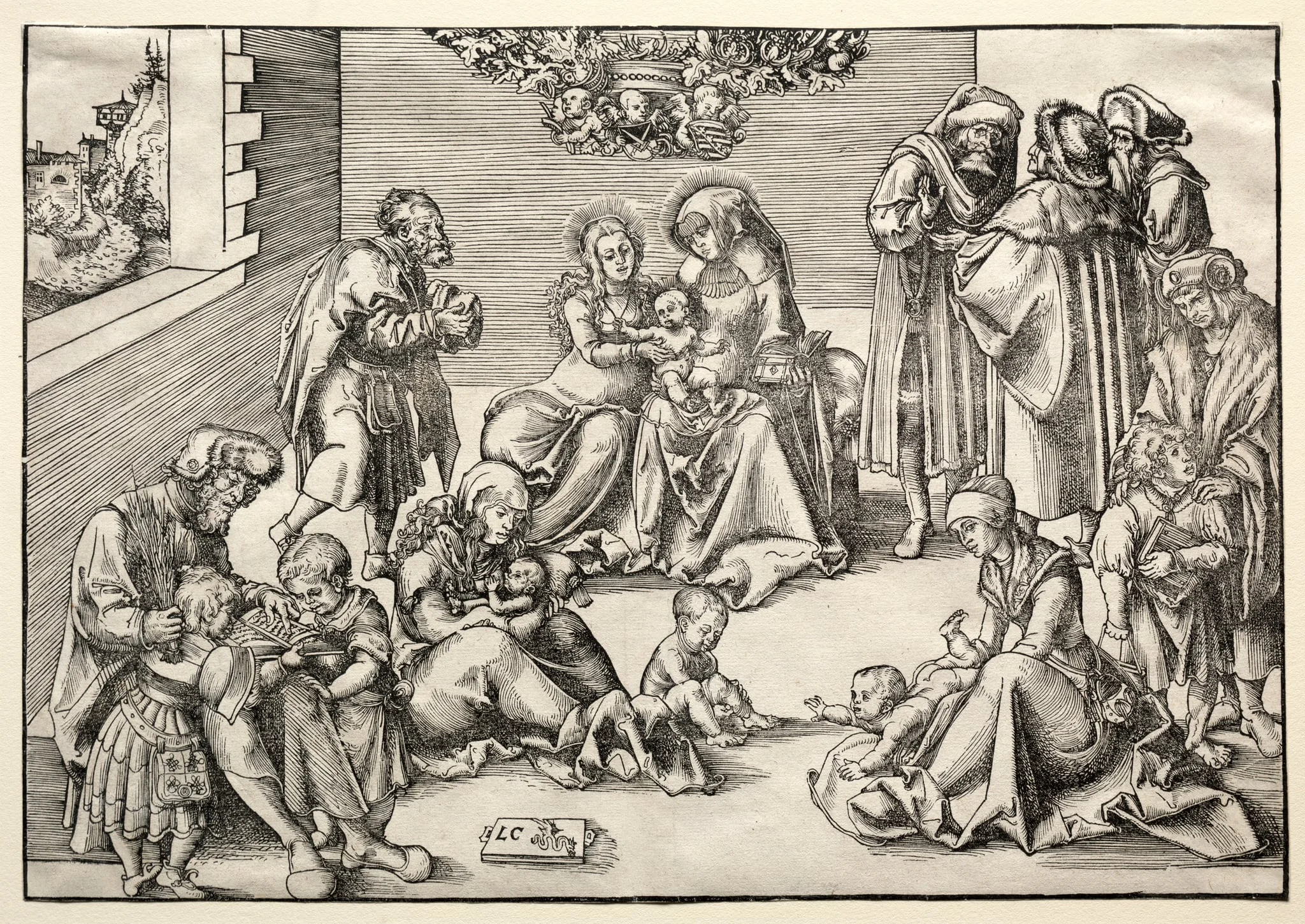 The Holy Family and Kindred, by Lucas Cranach the Elder, 1522