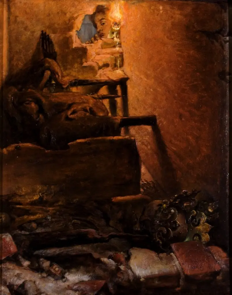 The Interior of the Tomb of King Casimir the Great