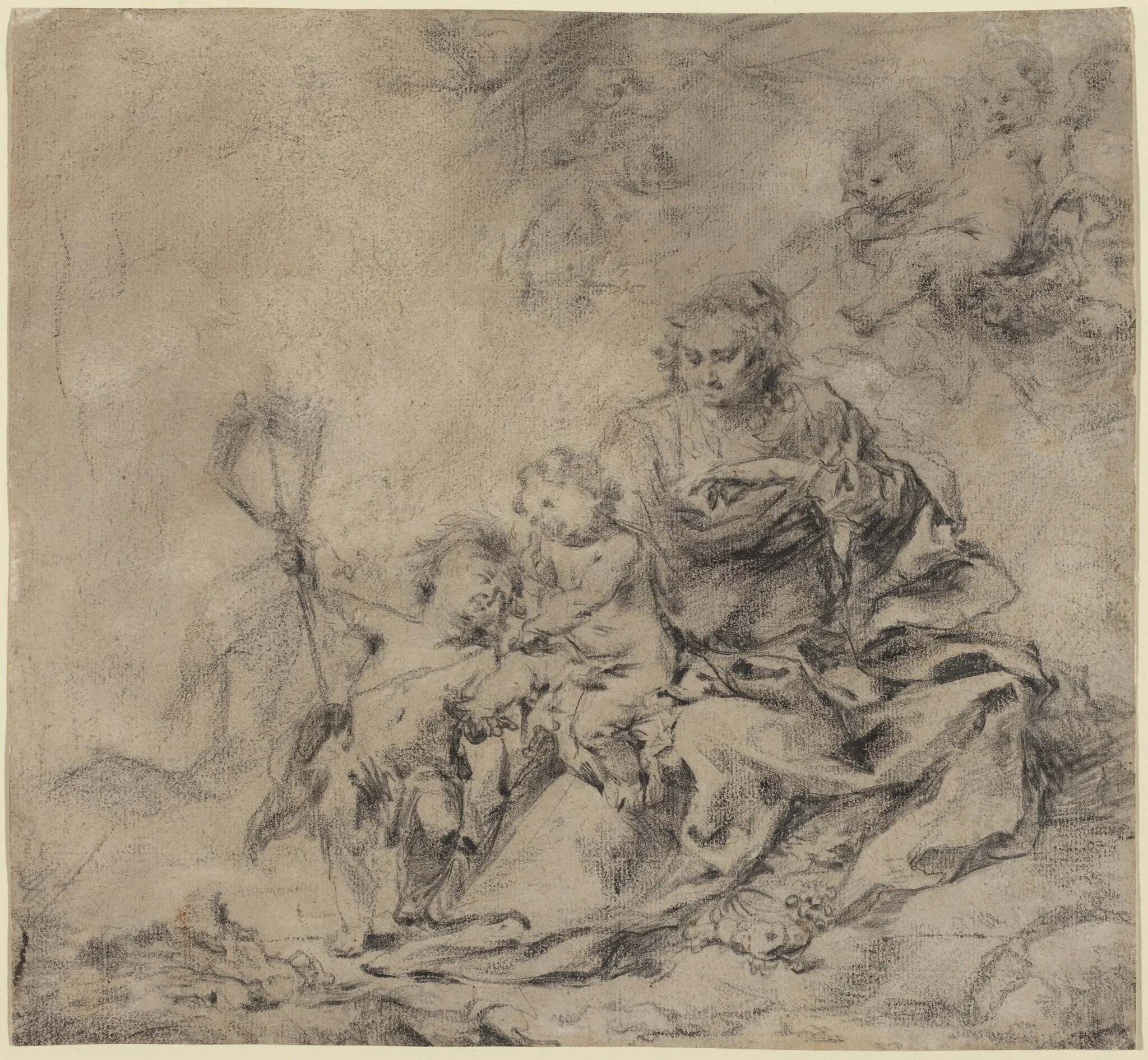 The Virgin and Child with John the Baptist