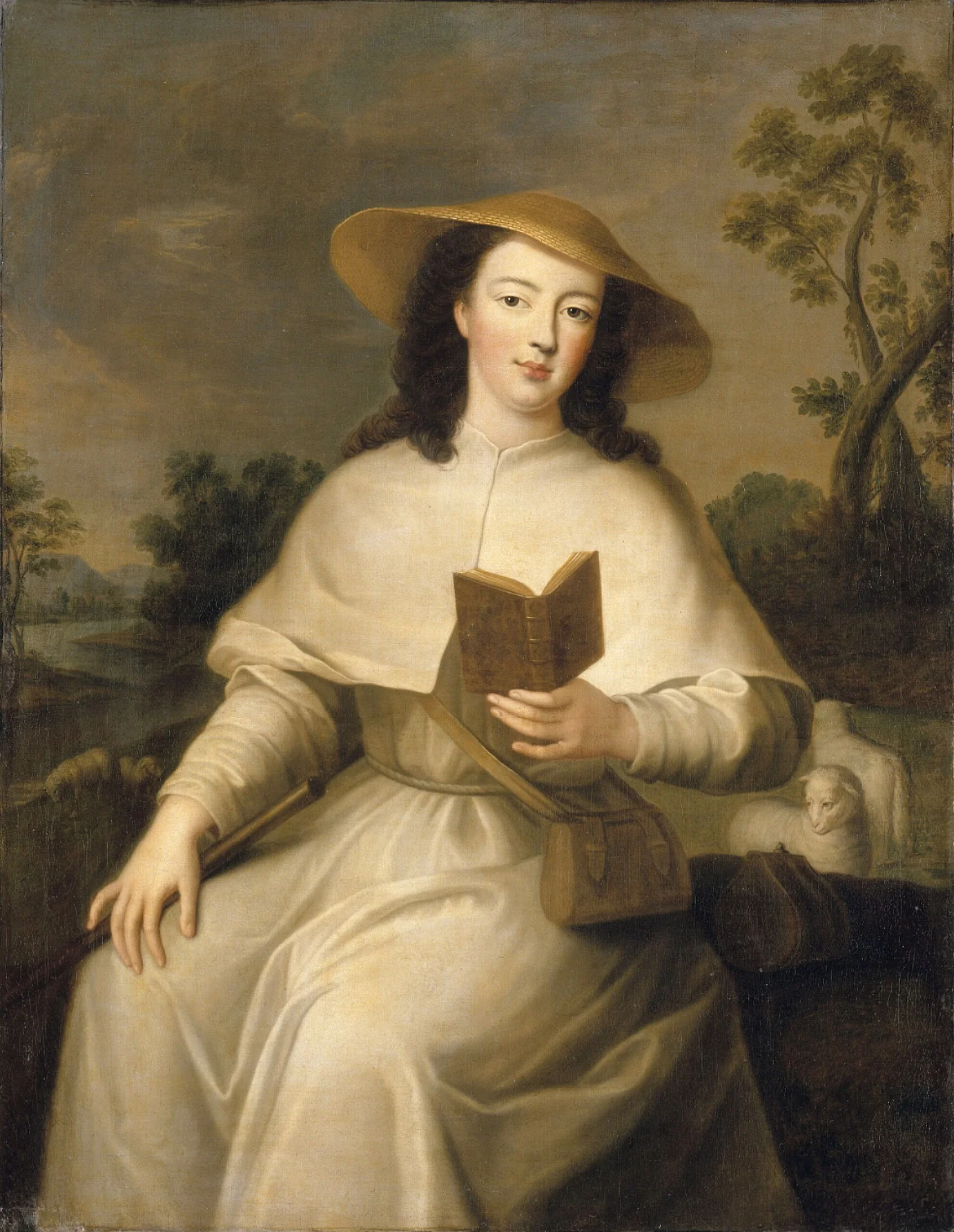 Louise Adélaïde d'Orléans (1698-1743), Mademoiselle de Chartres future abbesse de Challes, by Unknown, oil