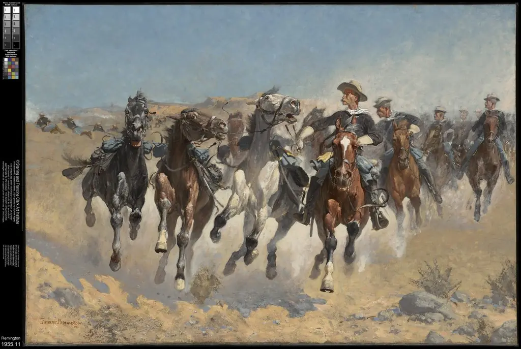 Dismounted: The Fourth Troopers Moving the Led Horses