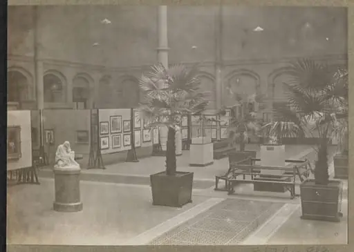 Victoria and Albert Museum, Exhibition of paintings, North court, north-west corner