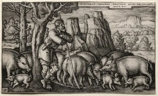 The Prodigal Son:  Tending Swine
