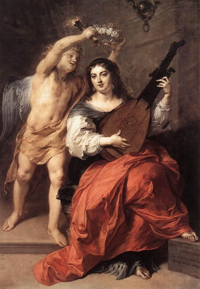 Music, allegory of conjugal harmony