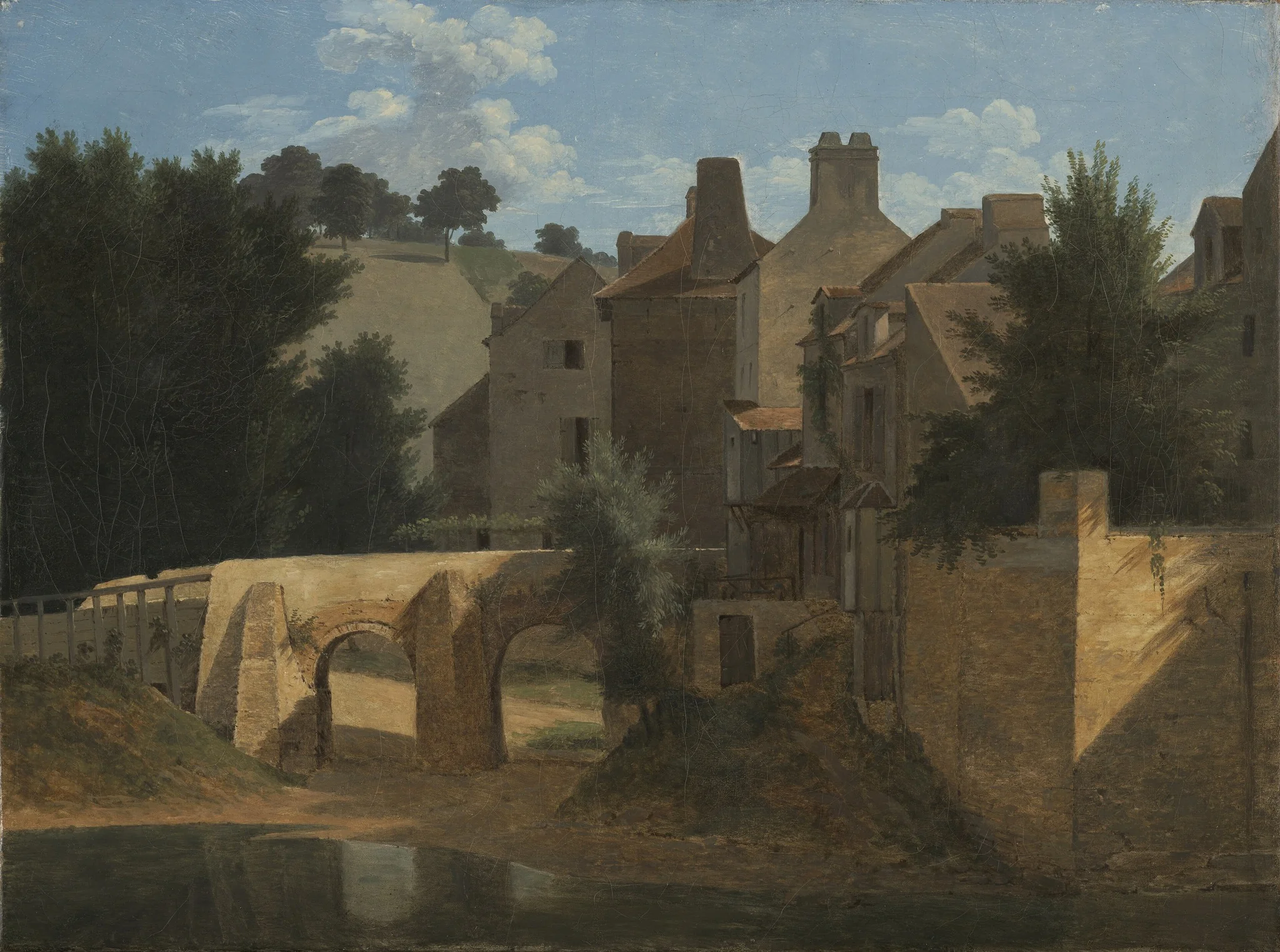View in the Île-de-France, by Jean-Victor Bertin, oil, 1810