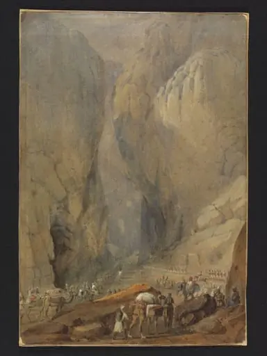 Entrance to the Bolan Pass from Dadur