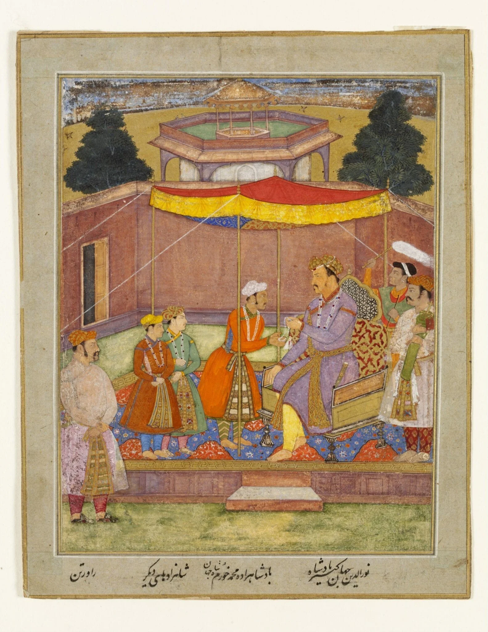 Emperor Jahangir, by Unknown, paint, 1610