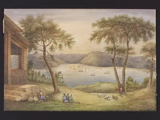 Büyükdere on the Bosphorus from the Giant's Grave