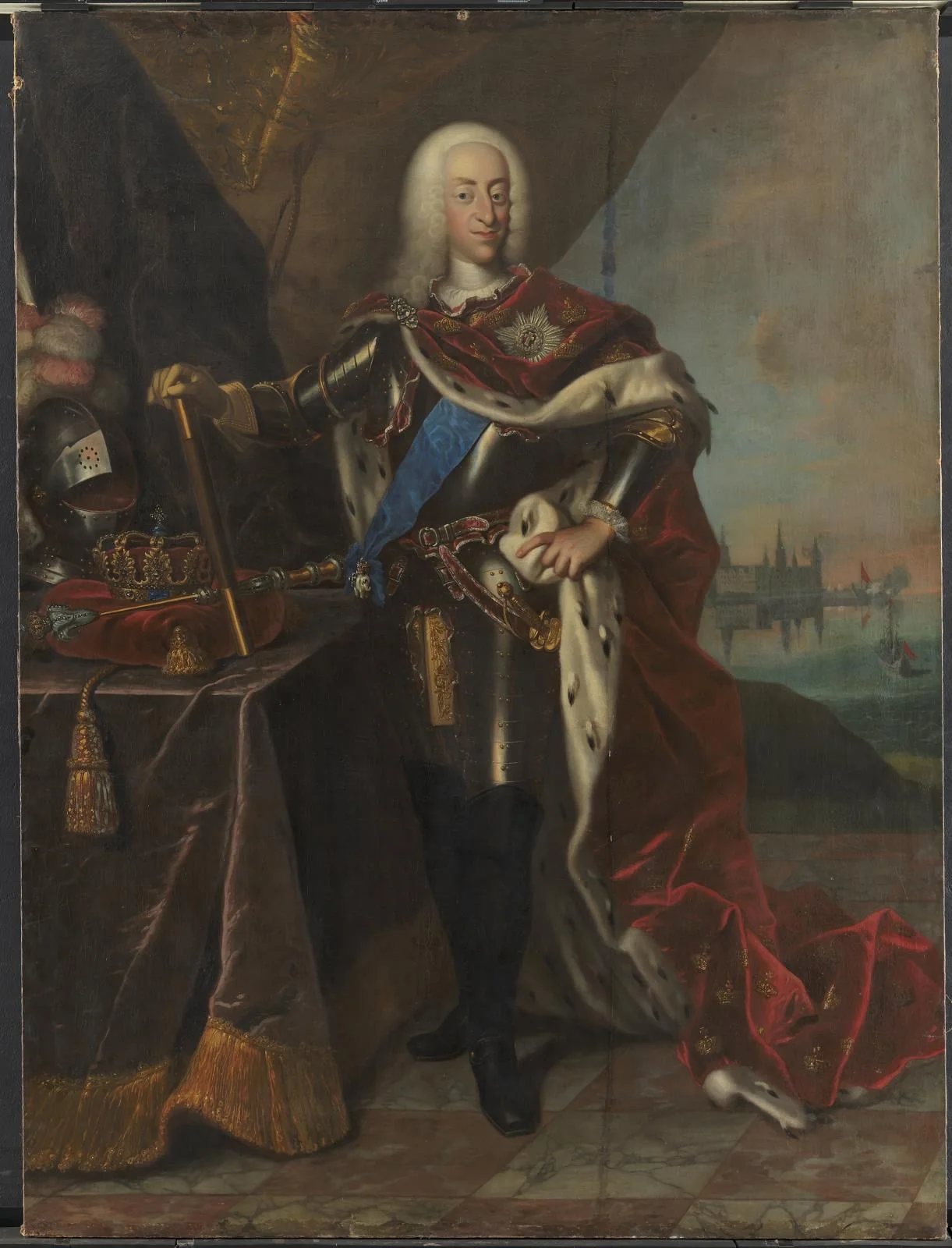 Christian VI, by Unknown, 1734