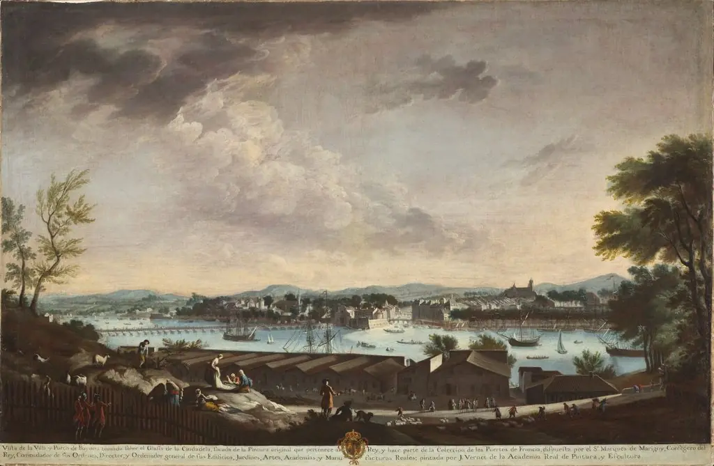 View of the Town and Port of Bayonne (La villa y puerto de Bayona)