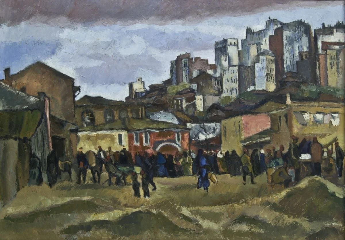 Târg la Constantinopol, by Iosif Iser, 1921