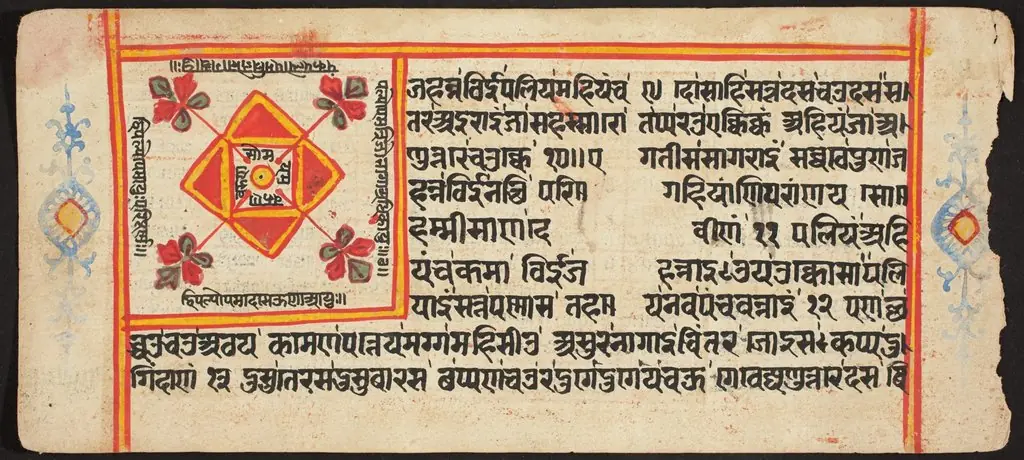 Tantric Manuscript "Sangrahani Sutra"