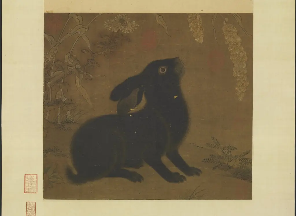 Wild Flowers and Black Hare