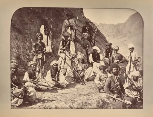 The Khan of Lalpura and Officers