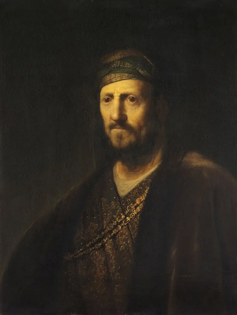 Bust of a Man in Oriental Costume