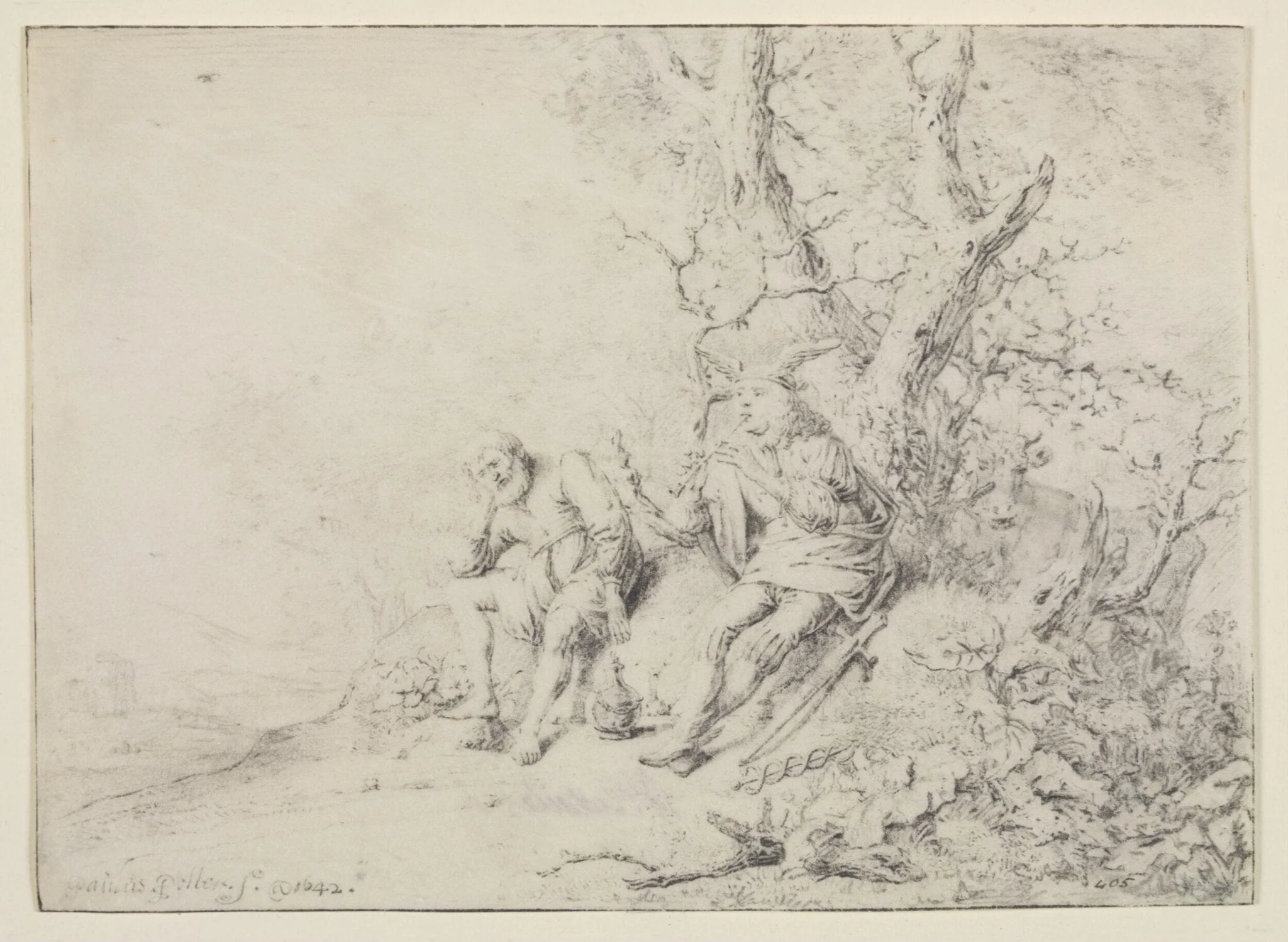 Mercury and Argus (Ovid, Metamorphoses i.668–721), by Paulus Potter, 1642