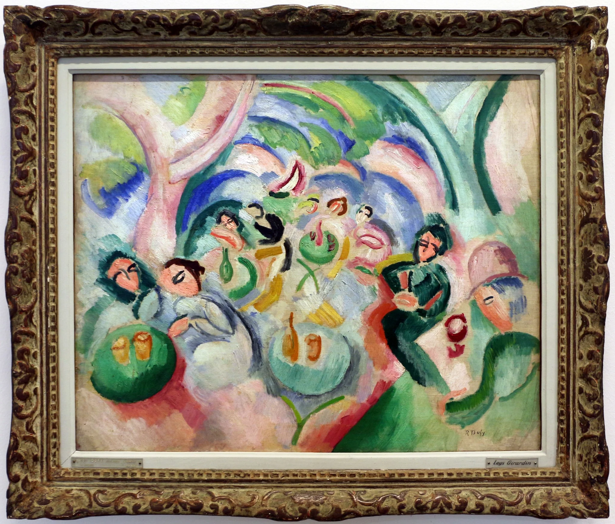 L'apéritif, by Raoul Dufy, oil, 1908