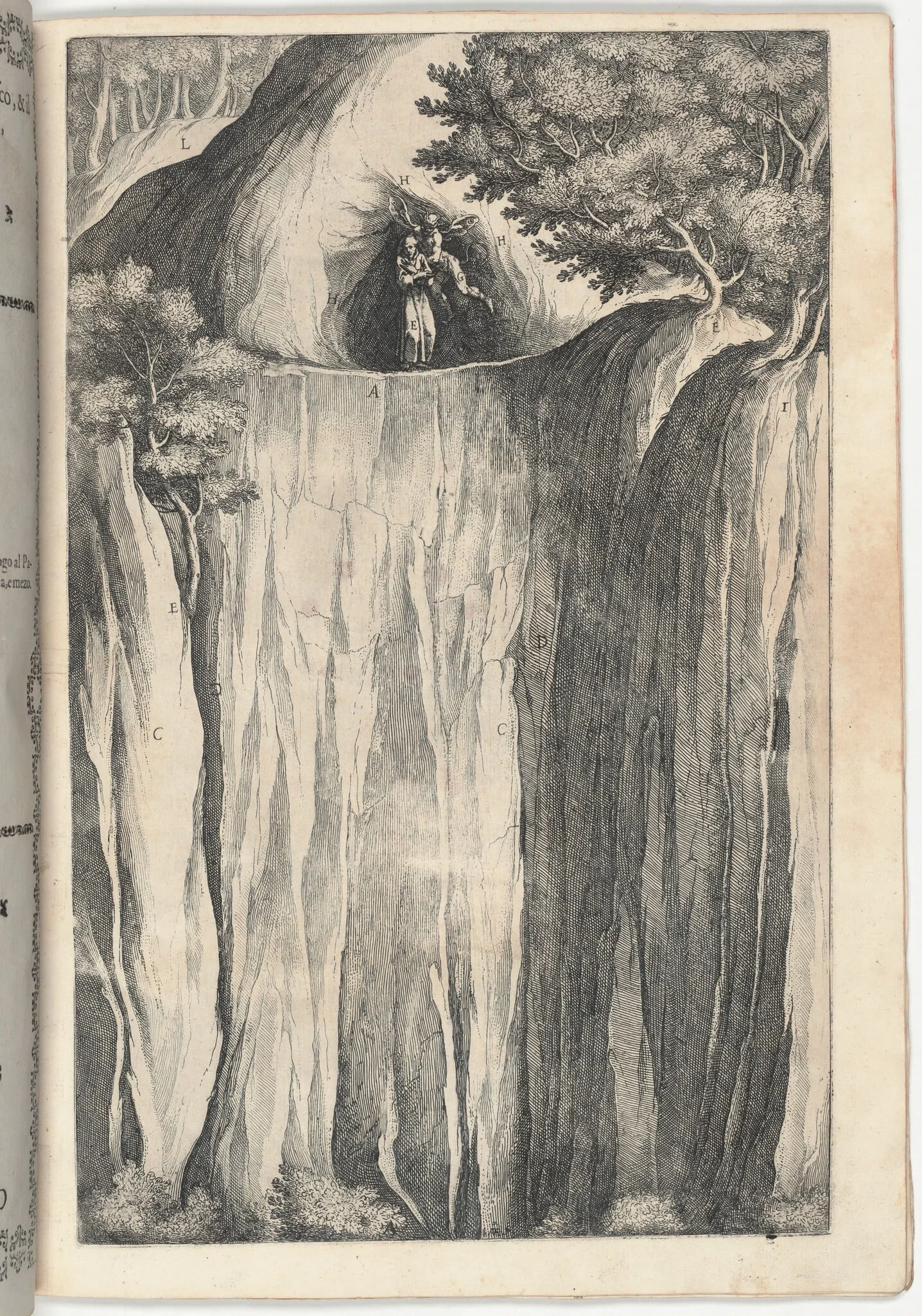 The Temptation of Saint Francis (Tentazione di San Francesco) [plate O], by Jacopo Ligozzi, ink, 1612