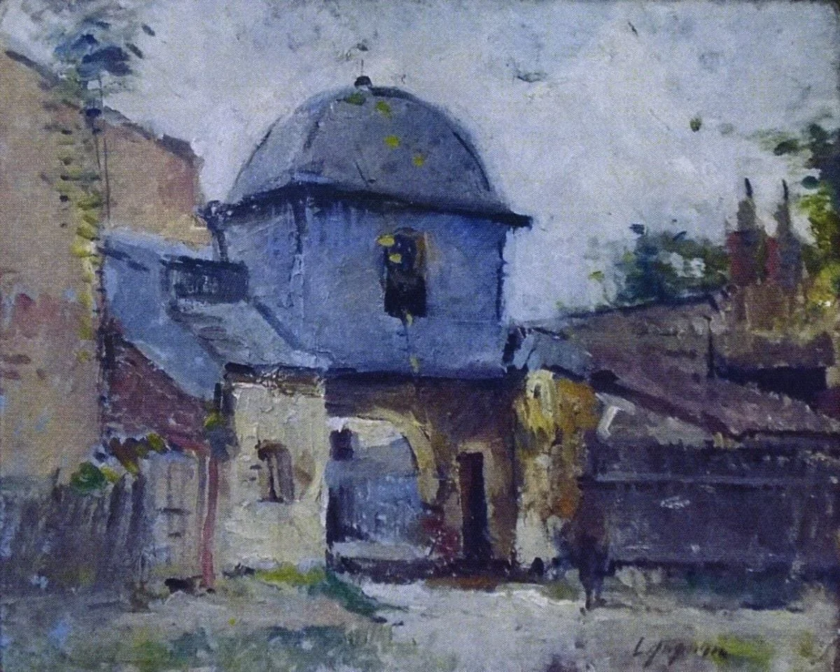 Clopotnița Bisericii Manea Brutarul, by Lucian Grigorescu, 1939