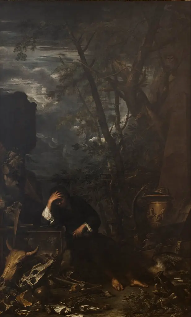 Democritus in Meditation