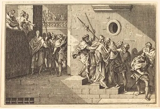 Herod Sending Christ back to Pilate