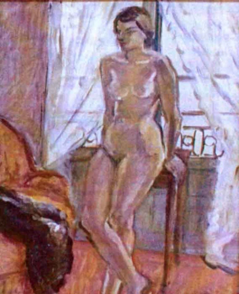 Nud la fereastră, by Theodor Pallady, unspecified, 1927