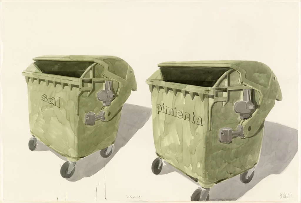 Untitled, by Marco Castillo, Dagoberto Rodriguez Los Carpinteros, watercolor, 2004