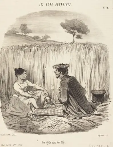 Une Idylle dans les blés