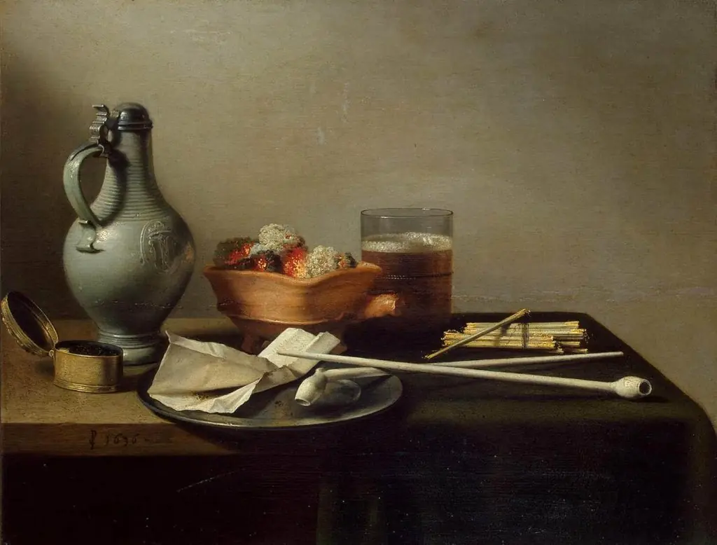 Still Life with Clay Pipes