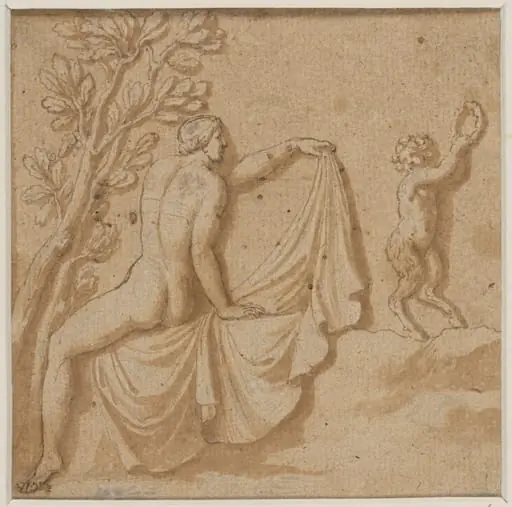 Mythological scene