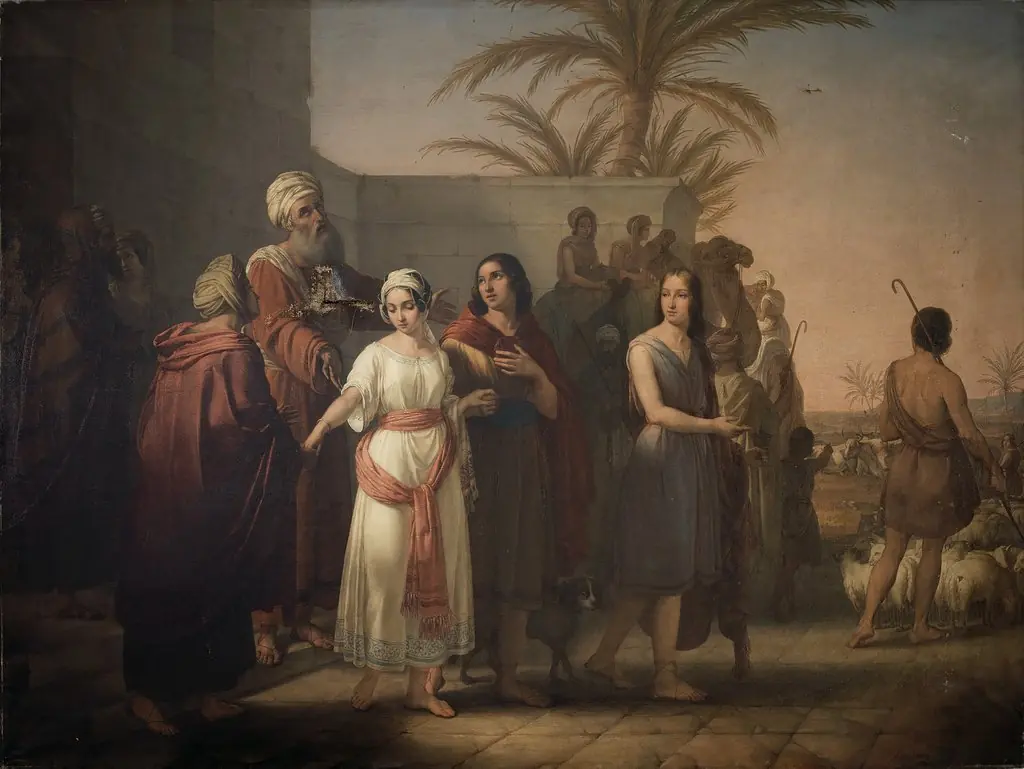 Tobias and his wife say goodbye to his in-laws in order to return to his father