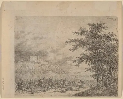 The Affair near Konigstein (L'Affaire pres d e Koenigstein) [verso]