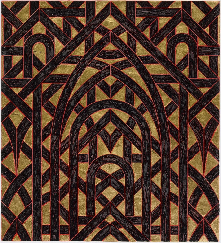 Untitled, by Valerie Jaudon, ink, 1981