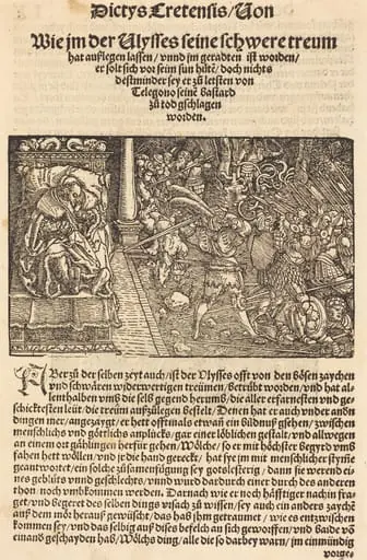 Page from Troianischen Kreig - Ausberg