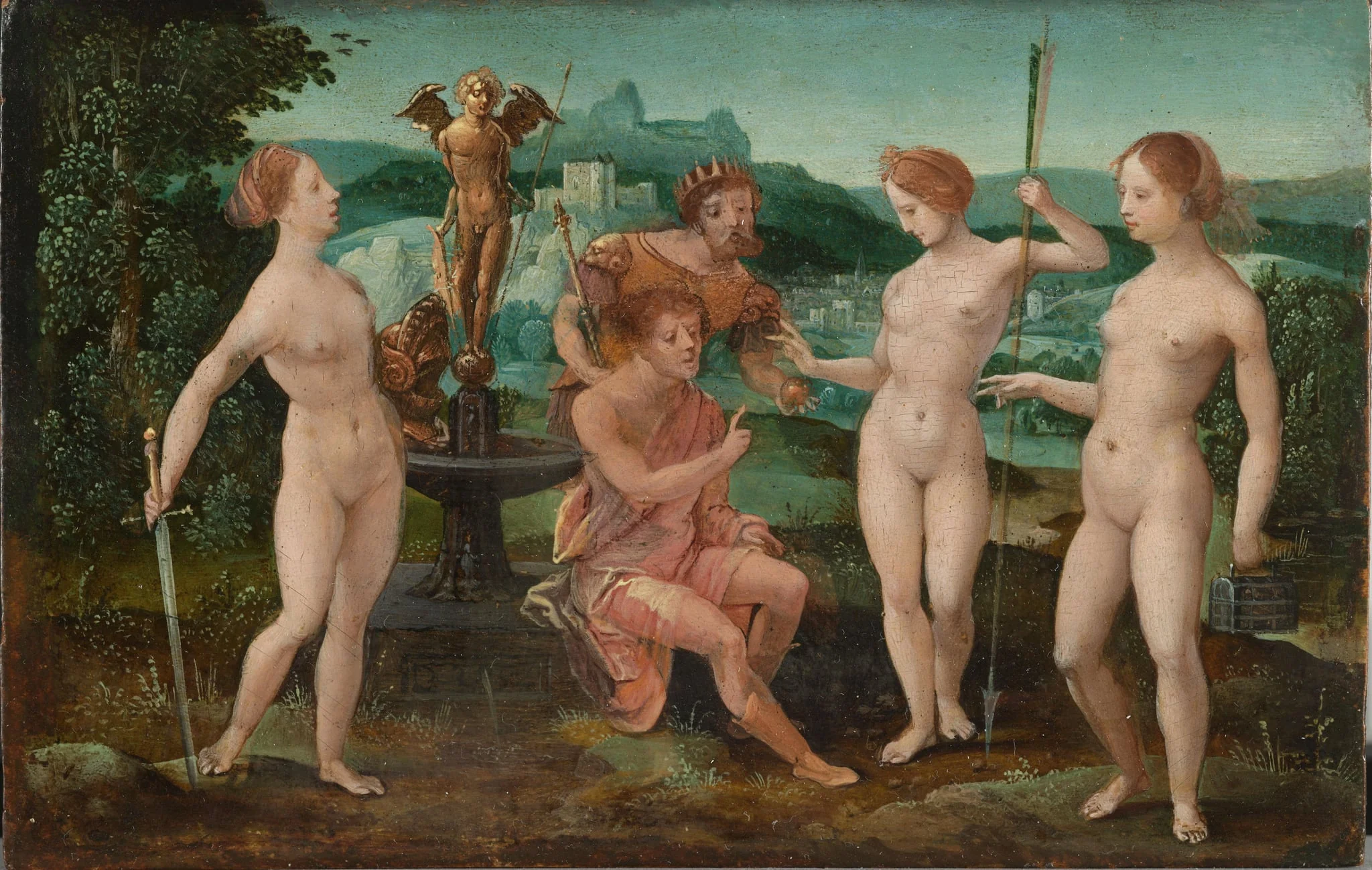 Judgment of Paris, by Unknown, unspecified, 1532