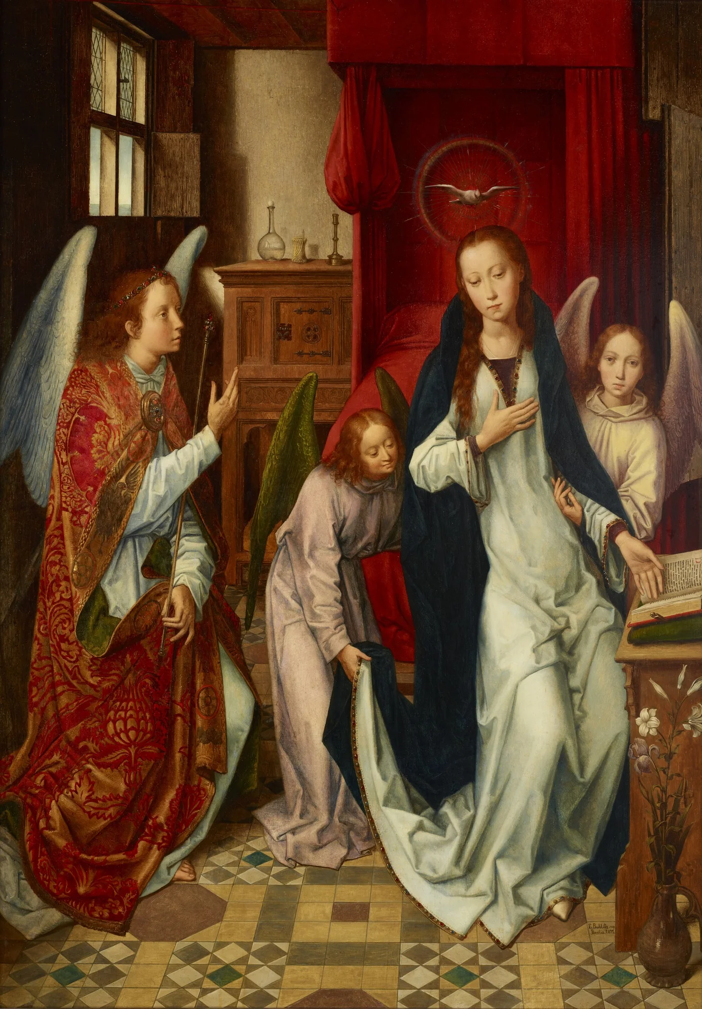 Christ's Bath, by Unknown, oil, 1650
