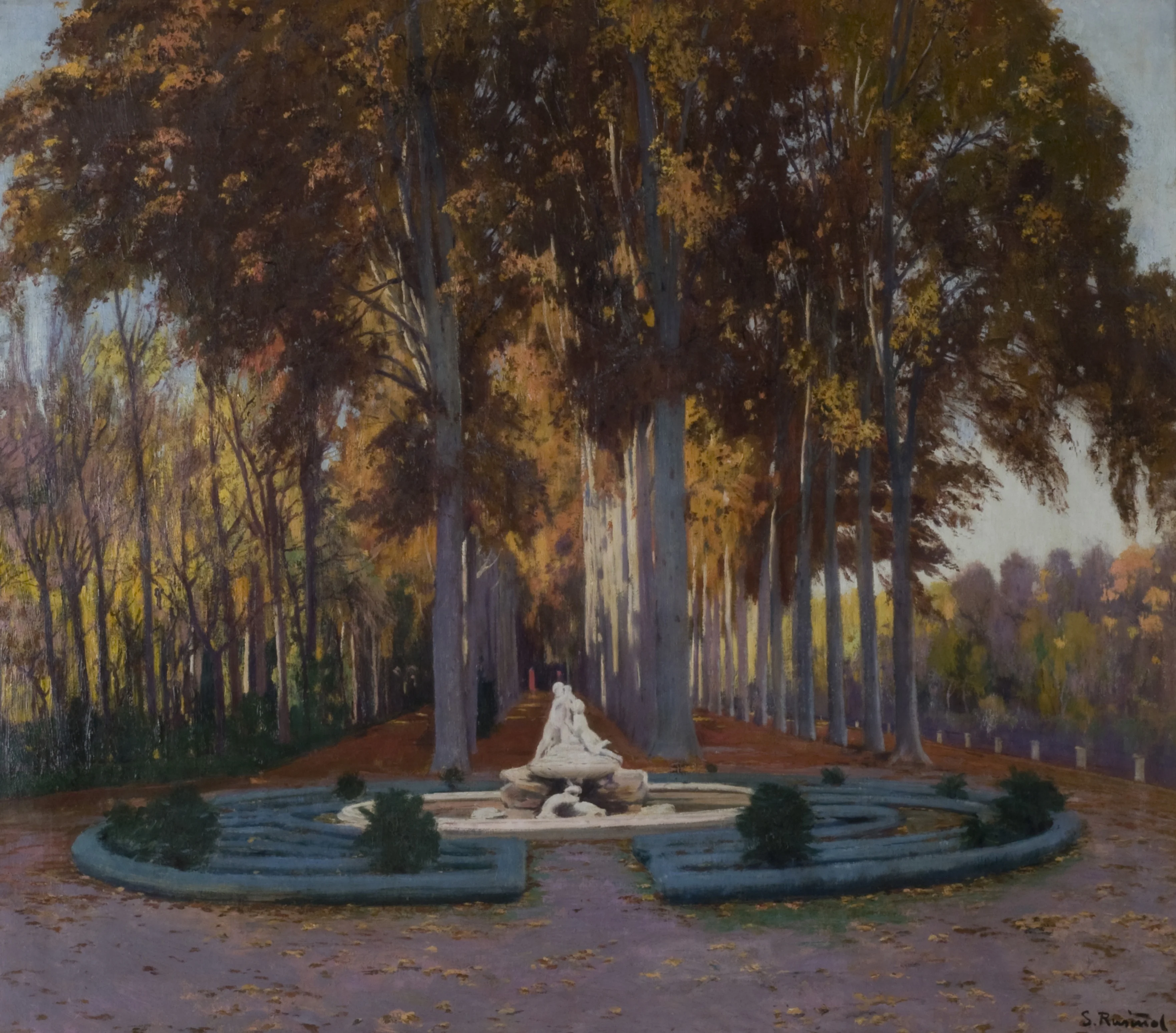 Otoñal, by Santiago Rusiñol i Prats, oil, 1910