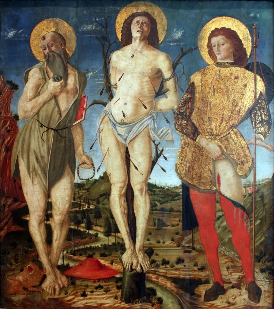 The St. Jerome, Sebastian and Rochus