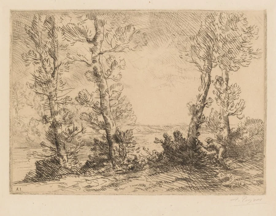 The Salmon Fisherman (Le Pêcheur du Saumon), by Alphonse Legros, 1880